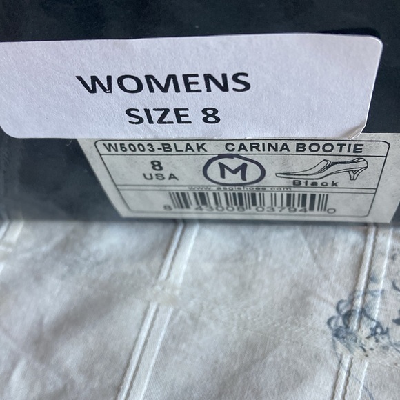 ASGI Carina Bootie Size 8 black great condition - Picture 4 of 8